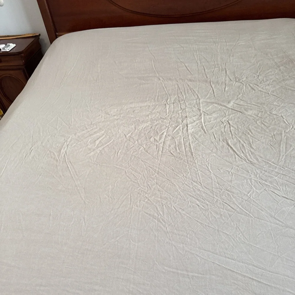 Parachute Duvet Cover Cotton Cashmere Blend Beige KING California Minimalist